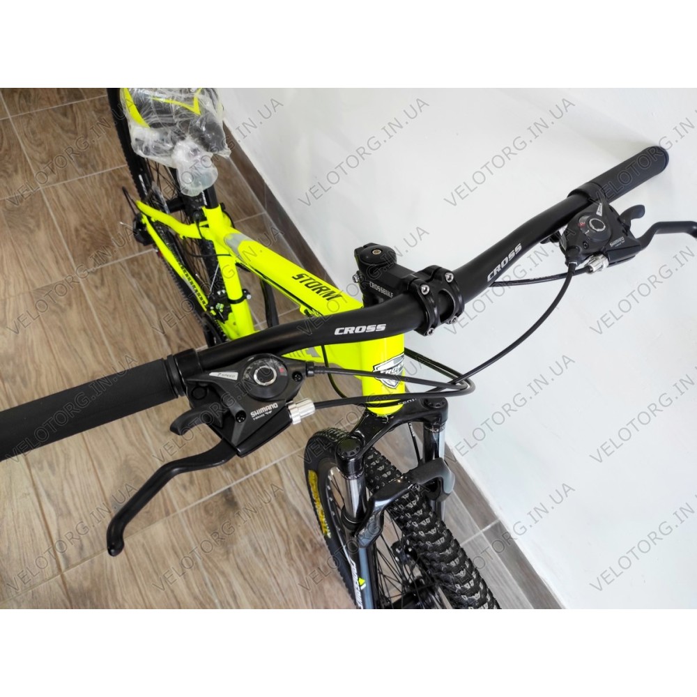 Купити Велосипед CrossBike Storm 26 Рама-13 yellow жовтий за ціною